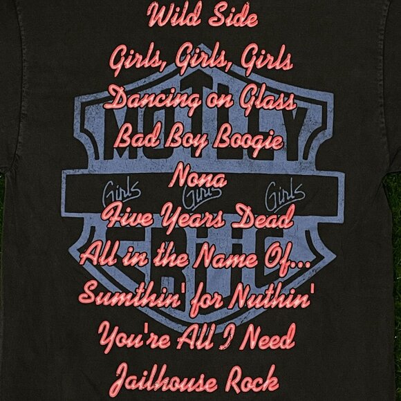 Mötley Crüe Girls, Girls, Girls World Tour T-shirt size Small - Picture 6 of 7